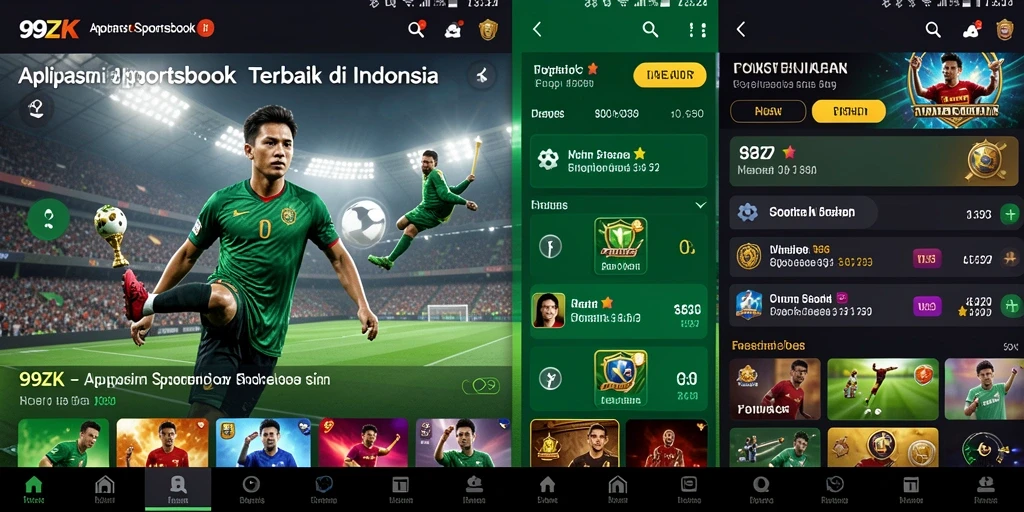 Screenshot utama 99ZK menunjukkan antarmuka taruhan yang menarik.