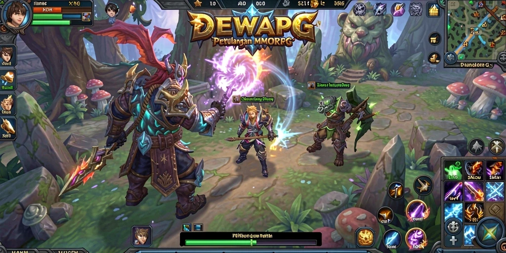 Tampilkan gameplay mendalam dari <strong>DEWAPG</strong> yang penuh aksi dan petualangan.