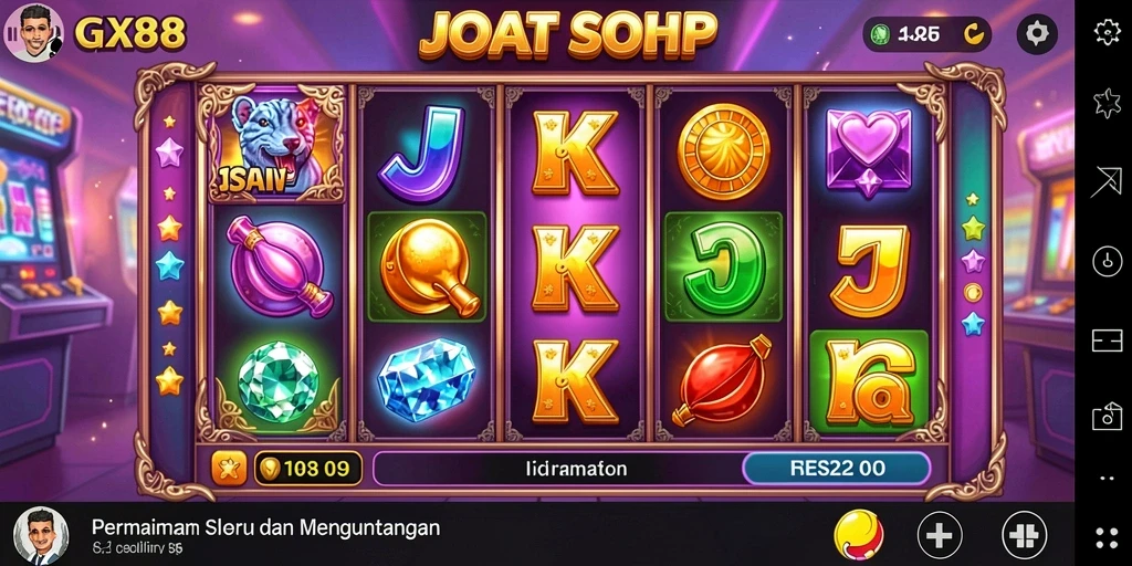 Tampilan gameplay GX88 yang menarik dan penuh aksi Slot.