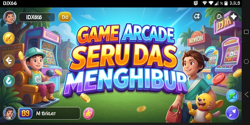 Tampilan gameplay menarik dari IDX66 yang penuh warna.