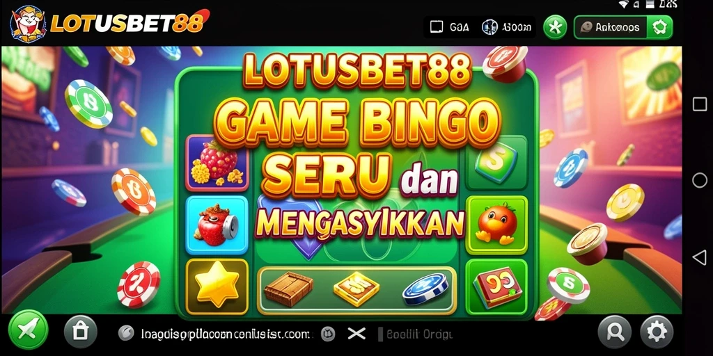 Tangkapan layar LOTUSBET88 menampilkan gameplay Bingo yang seru.