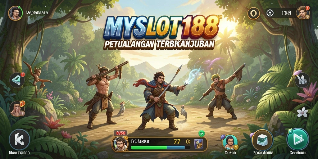 Tampilan gameplay dinamis di dunia terbuka MYSLOT188.