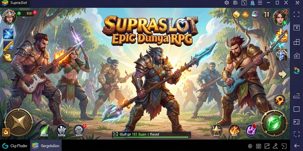 Gameplay RPG menakjubkan dalam <strong>SUPRASLOT</strong> dengan karakter dan petualangan menarik.